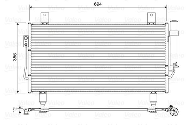 VALEO Condensador, ar condicionado 822599 VALEO 822599 Condensador de ar condicionado Mitsubishi Colt 4 preço
