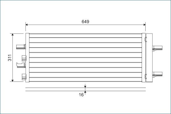 VALEO Συμπυκνωτής, σύστ. κλιματισμού 822615 VALEO 822615 Συμπυκνωτής BMW F39 σε χαμηλές τιμές