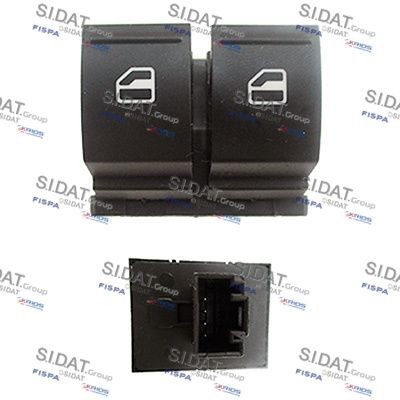 SIDAT Spínač elektrického otvárania okien 5.145135A2 SIDAT Spínač elektrického otvárania okien SEAT 5.145135A2