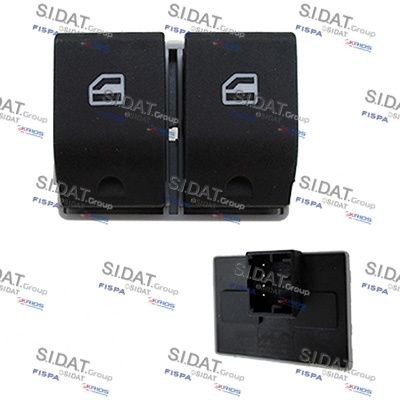 SIDAT Spínač elektrického otvárania okien 5.145348A2 Vypinac na stahovanie okien SIDAT SEAT 5.145348A2