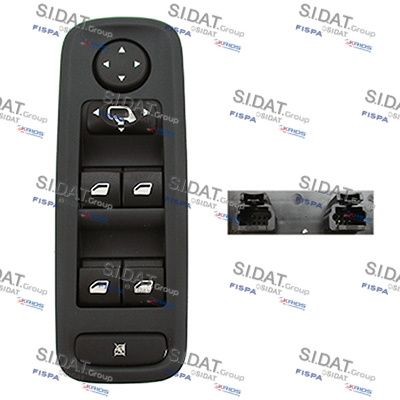 SIDAT Spínač elektrického otvárania okien 5.145586 Spínač elektrického otvárania okien SIDAT Opel VIVARO 5.145586