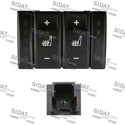 SIDAT Διακόπτης, θέρμανση καθίσματος 640040A2 640040A2 Σετ καλωδίων, κοτσαδόρος FORD TRANSIT SIDAT