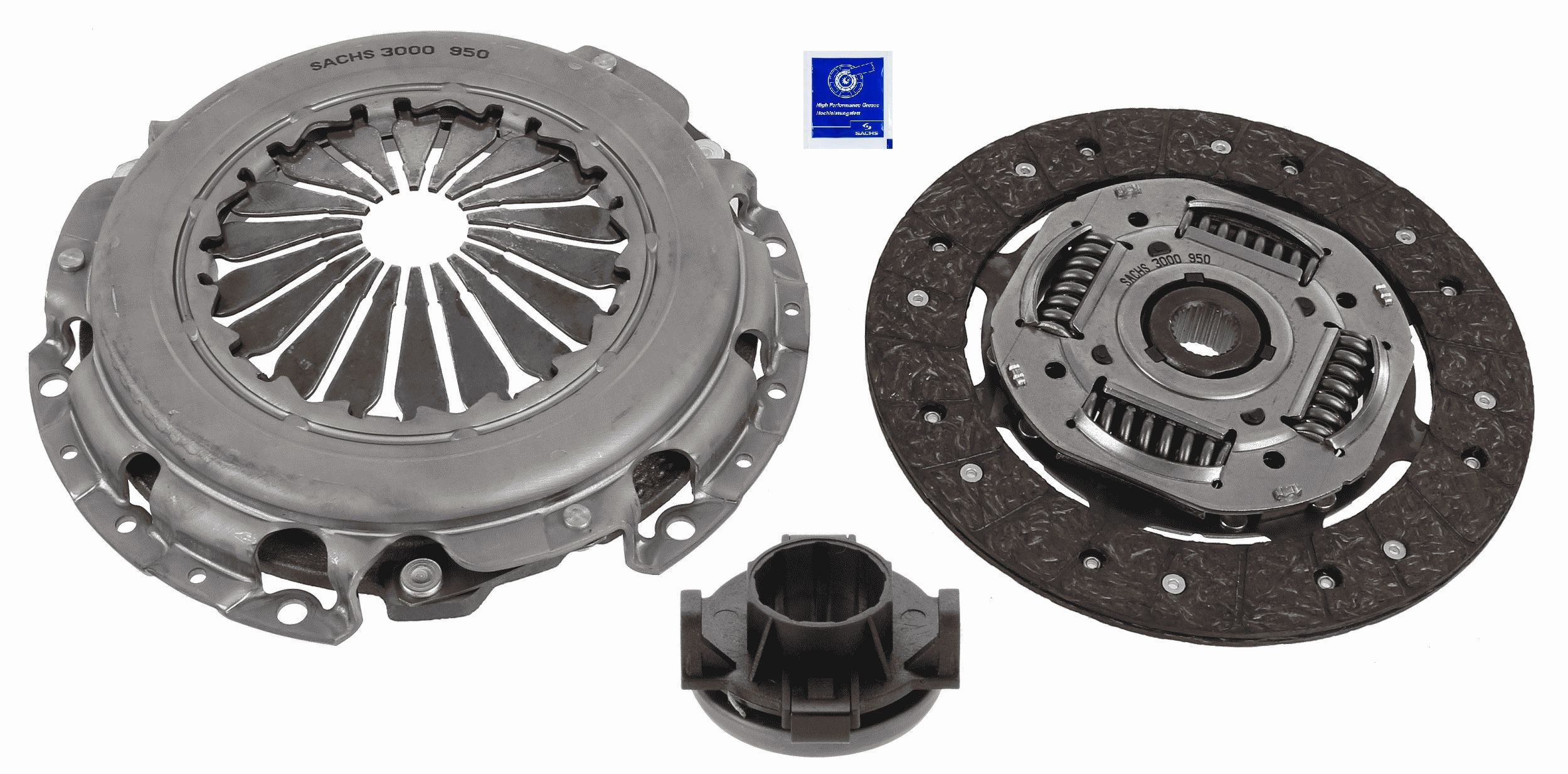 SACHS Kit de embraiagem 3000 950 518 Embraiagem reforçada SACHS Volvo V40 Combi 3000 950 518