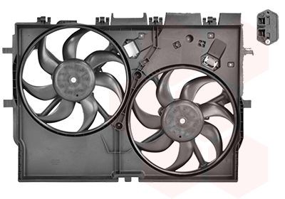 VAN WEZEL Ventilátor chladenia motora 0982749 Ventilátor chladenia VAN WEZEL Peugeot RIFTER 0982749