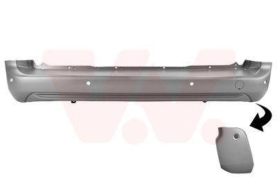 VAN WEZEL Paraurti posteriore 0991542 VAN WEZEL 0991542 Paraurto Toyota Urban Cruiser XP11 prezzo