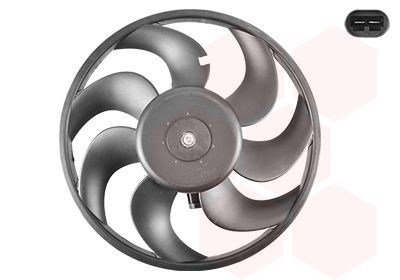 VAN WEZEL Ventilátor chladenia motora 3080746 3080746 Ventilátor chladiča MERCEDES-BENZ CLK VAN WEZEL