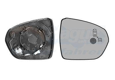 VAN WEZEL Miroir de rétroviseur 4084836 VAN WEZEL 4084836 d'origine Glace rétroviseur PEUGEOT 5008 prix