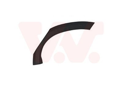 VAN WEZEL Verbreding, spatbord 4085523 Peugeot 306 Sier beschermingspaneel spatbord VAN WEZEL 4085523
