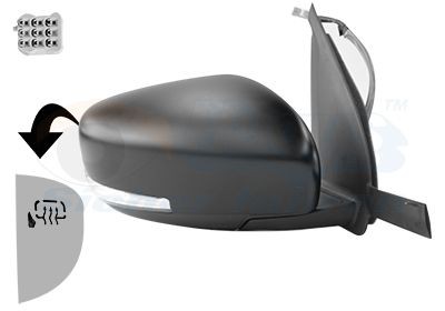 VAN WEZEL Sidespejl 5226828 VAN WEZEL 5226828 Sidespejl