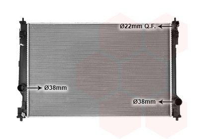 Radiators, Motora dzesēšanas sistēma VAN WEZEL 53012714 VAN WEZEL 53012714 Ūdens radiatori TOYOTA RAV 4 2023