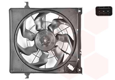 VAN WEZEL Kühlerlüfter 8207747 8207747 Kühlerlüfter KIA XCEED VAN WEZEL kaufen