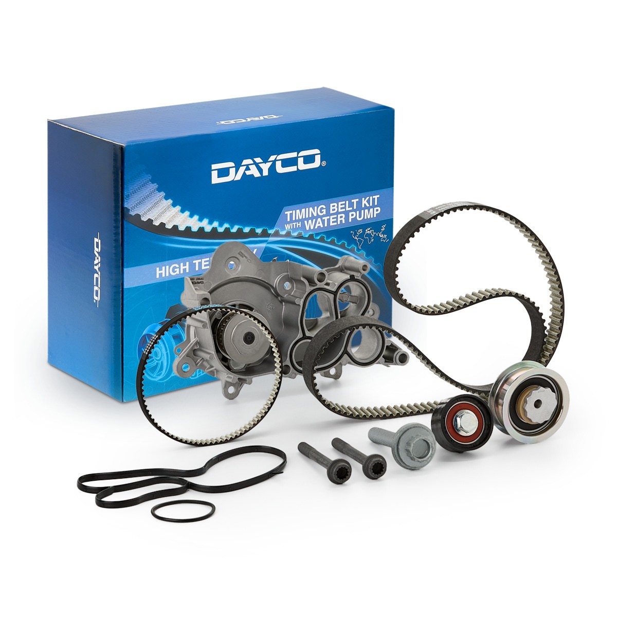 DAYCO Kit de distribution + pompe à eau KTBWP8191 DAYCO KTBWP8191 d'origine Pompe à eau + kit de distribution SEAT ATECA prix