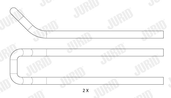 JURID Kit accessori, pastiglia freno FAC176 FAC176 costo Kit accessori, pastiglia freno JURID PEUGEOT 307