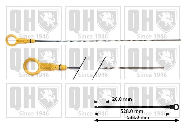 Astina olio motore QUINTON HAZELL QOD168 QUINTON HAZELL QOD168 costo Astina olio motore Nissan X-TRAIL 2019