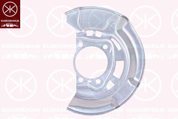 KLOKKERHOLM Έλασμα πιτσιλίσματος, δισκόπλακα 8183377 KLOKKERHOLM 8183377 Λαμαρινένιο προστατευτικό Toyota Avensis T27 Combi γνήσια τιμες