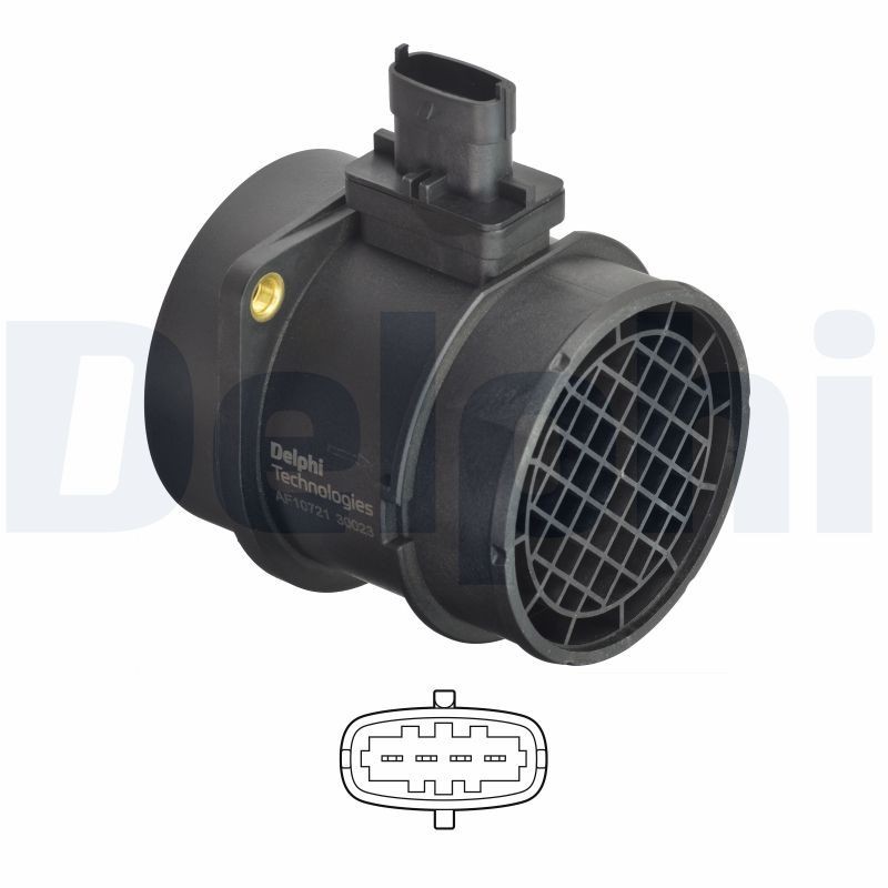 Luftmengdemåler DELPHI AF10721-12B1 DELPHI AF10721-12B1 Luftmassemåler CHRYSLER 300 2014