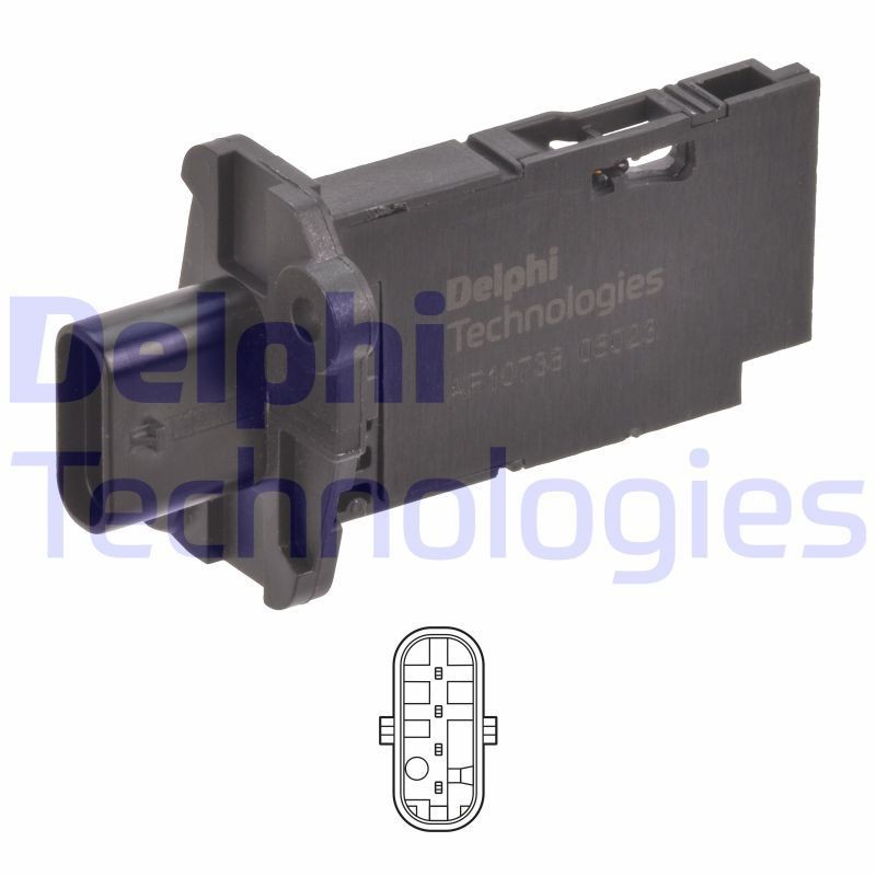 DELPHI Luftmassenmesser (LMM) AF10738-12B1 AF10738-12B1 LMM BMW 02 DELPHI kaufen