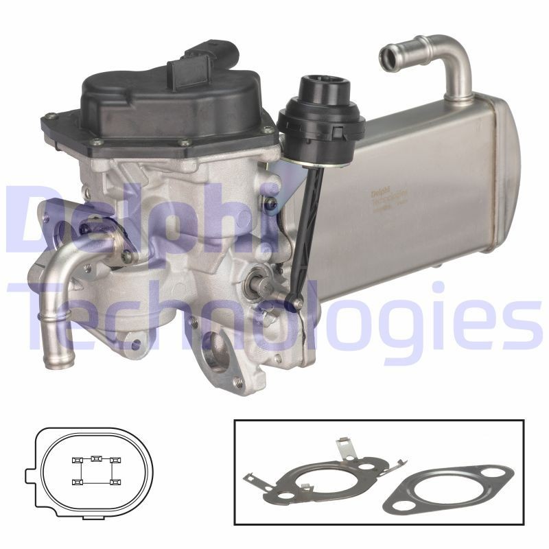 DELPHI EGR-ventil EG10576-12B1 DELPHI Agr ventil LANCIA EG10576-12B1