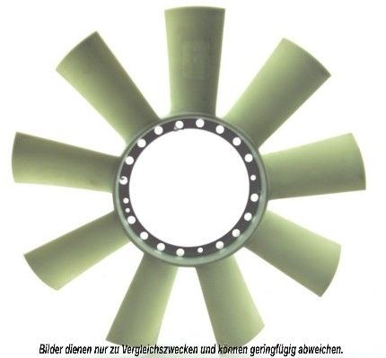 AKS DASIS Fan Wheel, engine cooling 128151N Volkswagen SHARAN AKS DASIS fan wheel, engine cooling 128151N