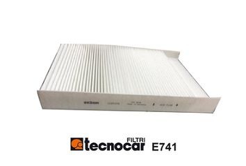 TECNOCAR Filtr, wentylacja przestrzeni pasażerskiej E741 TECNOCAR Filtr przeciwpyłkowy E741 opinie
