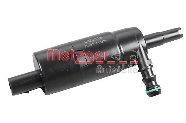 METZGER Vandpumpe, forlygtevisker / vasker 2220116 METZGER 2220116 Renault Laguna 3 Vandpumpe, forlygtevisker / vasker pris