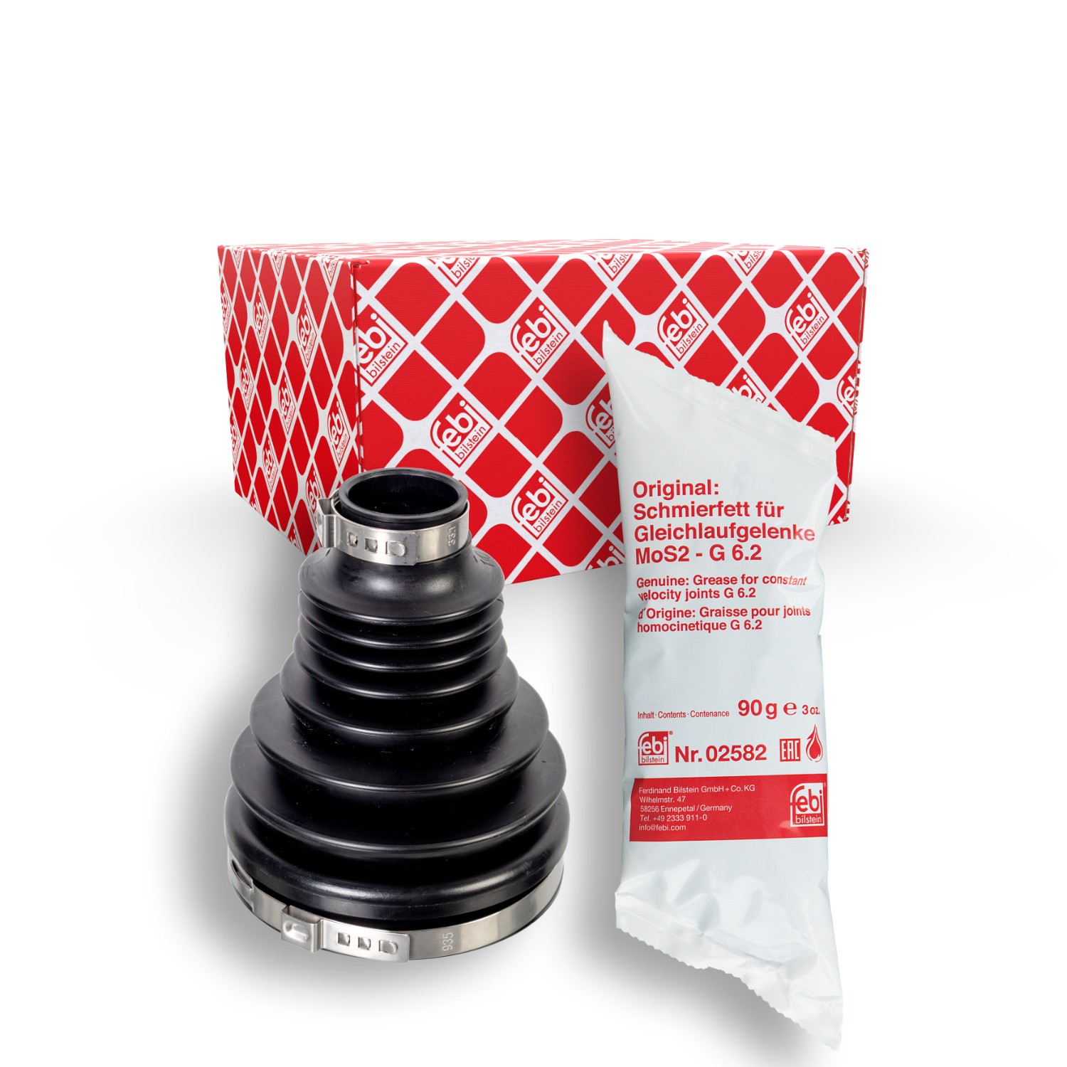 FEBI BILSTEIN Jeu de joint-soufflet, arbre de commande 175529 FEBI BILSTEIN 175529 Jeu de joint-soufflet, arbre de commande