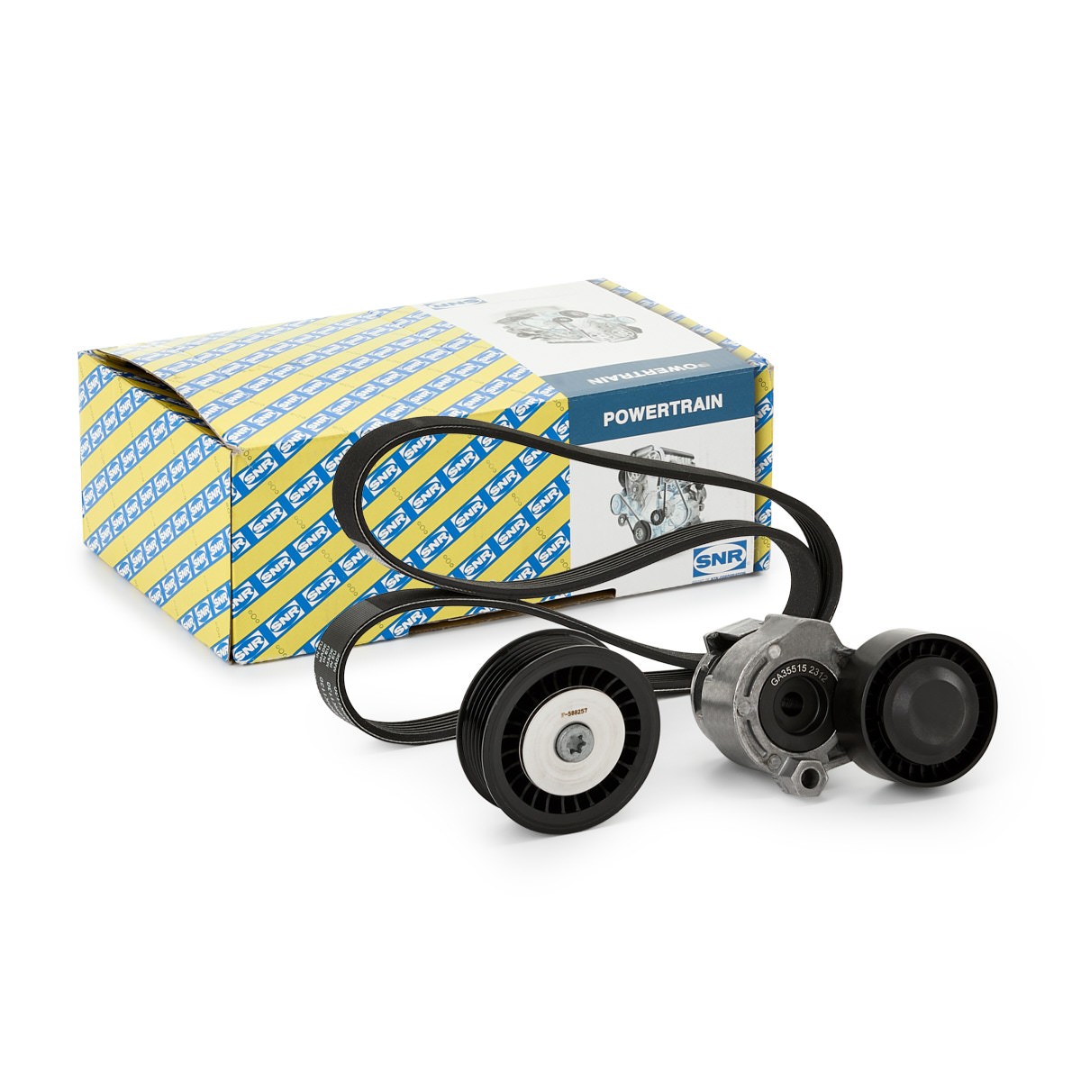 SNR Jeu de courroies trapézoïdales à nervures KA855.28 SNR KA855.28 d'origine Kit de courroie d'accessoire Renault Kangoo KW coût