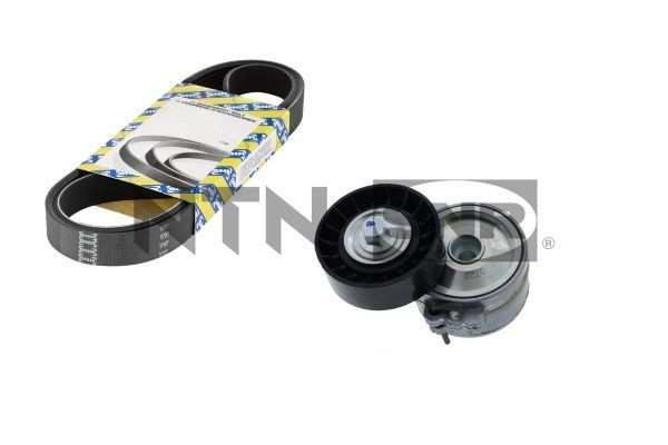 SNR Jeu de courroies trapézoïdales à nervures KA859.45 Lancia THEMA Courroie de climatisation SNR KA859.45