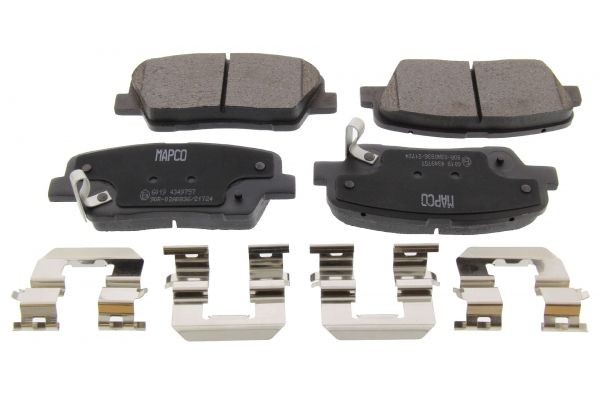 MAPCO Pastilhas de travão 6019 MAPCO 6019 Pastilha Hyundai Santa FE DM preço