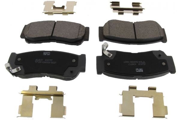 MAPCO Bromsbelägg 6020 MAPCO 6020 Bromsbelägg HYUNDAI H-1 Skåpbil (A1) 2.5 CRDi 110 hk 2003