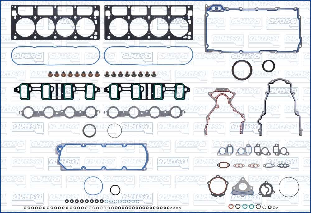 Motor pakking, complete set AJUSA 50497300 AJUSA 50497300 Koppakking, cilinder HUMMER H3 2007