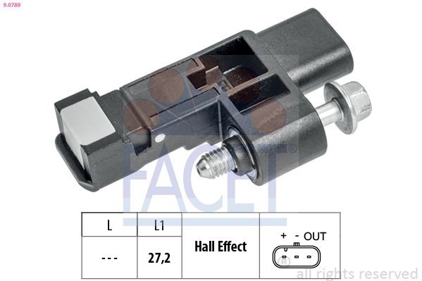 FACET Generatore di impulsi, Albero a gomiti 9.0789 9.0789 costo Sensore giri motore OPEL ZAFIRA FACET