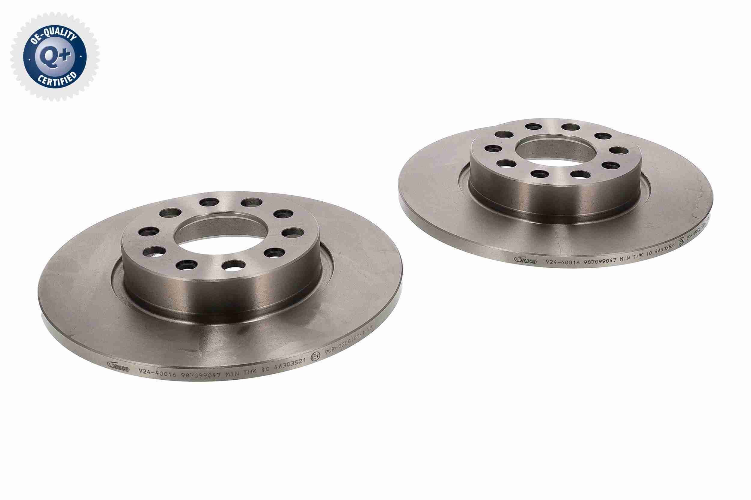 VAICO Jarrulevy V24-40016 V24-40016 VAICO Jarrulevyt Alfa Romeo GIULIETTA hinta