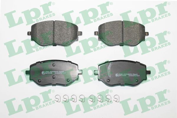 LPR Piduriklotsid 05P2187 LPR 05P2187 Klotsid Clio V Hatchback (BF) hind