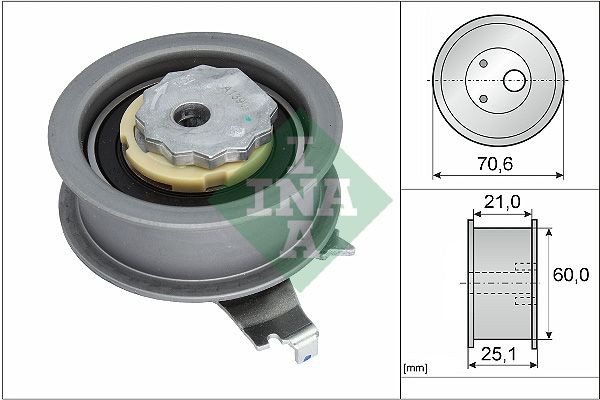 INA Strammehjul, registerreim 531 0940 10 INA 531 0940 10 Strammerull, tannrem Seat Leon 5f8 originale pris