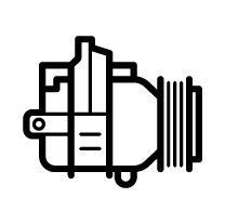 NRF AC-kompressor 320166 Klimaanlegg Mitsubishi Grandis NA4W: AC-kompressor NRF 320166
