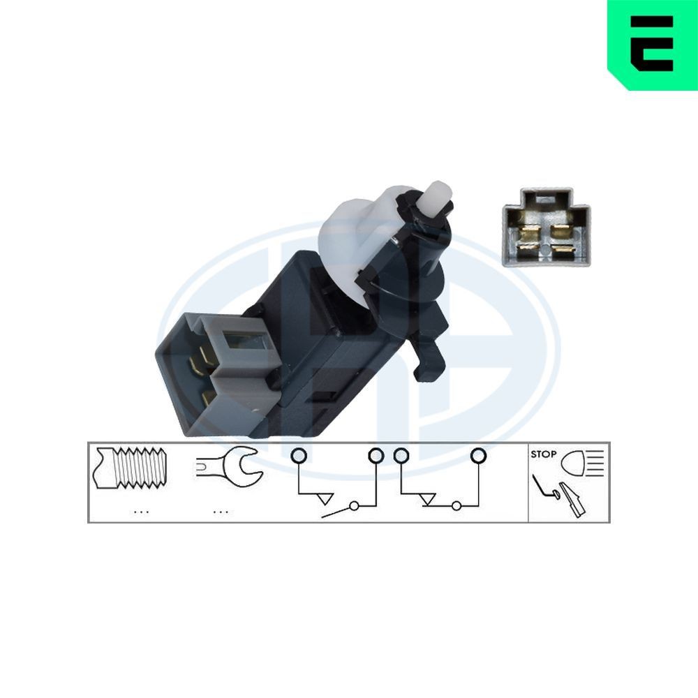 ERA Stoplyskontakt 331054 ERA 331054 Cerato Sedan Bremselyskontakt originale pris
