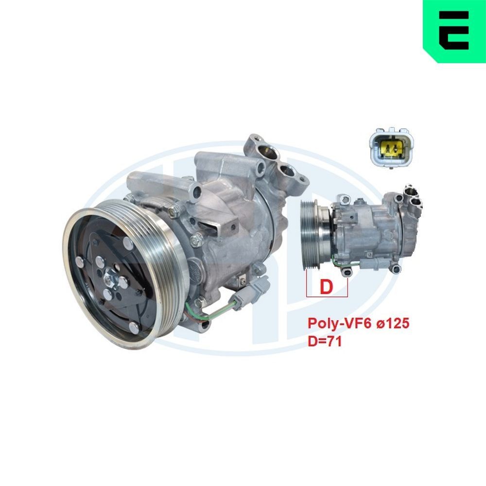 ERA Compressore aria condizionata 670188 ERA 670188 Compressore clima Nissan Tiida C11 originali prezzo