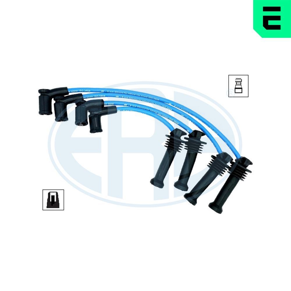 ERA Augstsprieguma vadu komplekts 883087 ERA 883087 Svečvadi Volvo V50 MW lēti