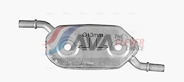 AVA COOLING SYSTEMS Oliekøler, motorolie CN3336 AVA COOLING SYSTEMS CN3336 Olieradiator Citroen Jumper 230 billig