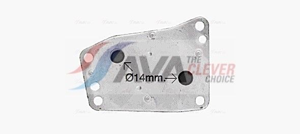 AVA COOLING SYSTEMS Chladič motora VL2160 Chladič vody AVA COOLING SYSTEMS Volvo 340-360 VL2160