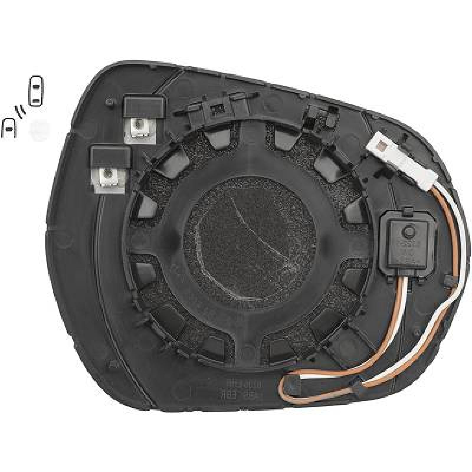 Miroir de rétroviseur DIEDERICHS 1407227 DIEDERICHS 1407227: Rétroviseur exterieur Ford PUMA 2001