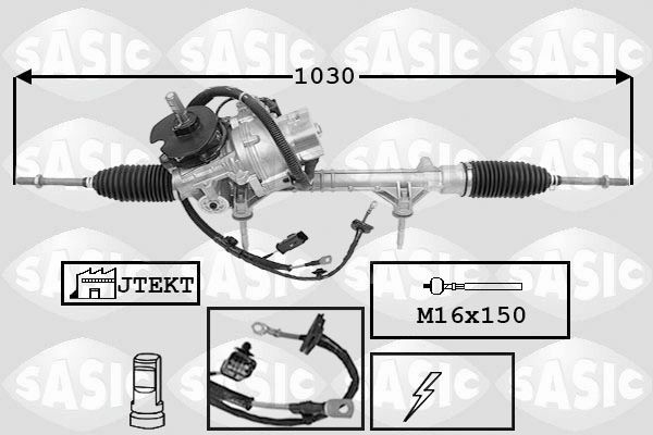 SASIC Steering rack 7170067 PEUGEOT SASIC rack and pinion 7170067