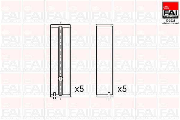 FAI AutoParts Veivaksellager BM1150-STD Veivaksellager FAI AutoParts SsangYoung RODIUS BM1150-STD