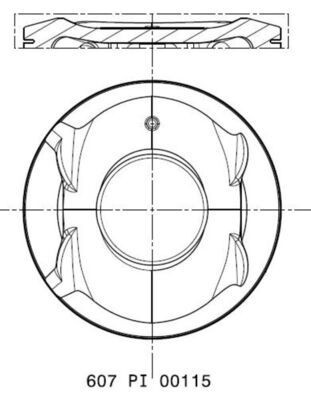 MAHLE Pistone motore 607 PI 00115 002 607 PI 00115 002 Pistone TOYOTA CELICA MAHLE costo