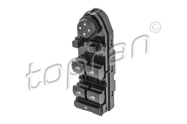 TOPRAN Brytare, fönsterhiss 503 760 TOPRAN 503 760 Elhiss strömställare BMW E32 original