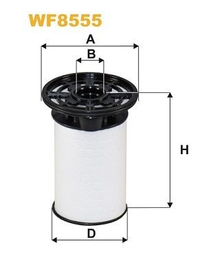 WIX FILTERS Brandstoffilter WF8555 Benzinefilter WIX FILTERS 306 WF8555 goedkoop