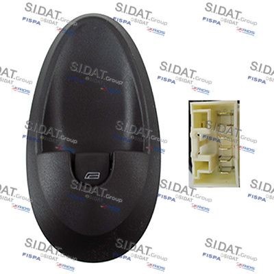 FISPA Interruttore, Alzacristallo 5.145387A2 5.145387A2 costo Pulsantiera alzacristalli FISPA FIAT 500