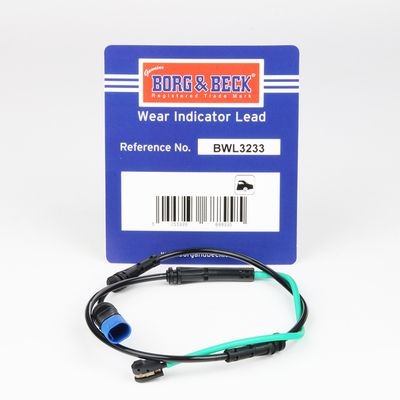 BORG & BECK Slitekontakt bremsekloss BWL3233 Bremsebeleggslitasje BORG & BECK Jaguar XF BWL3233