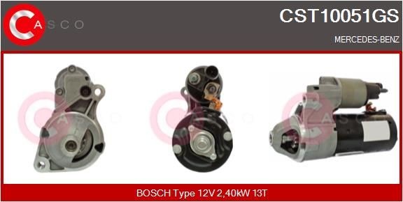 Startmotor CASCO CST10051GS CASCO CST10051GS Autostarter MERCEDES-BENZ CLS 2025